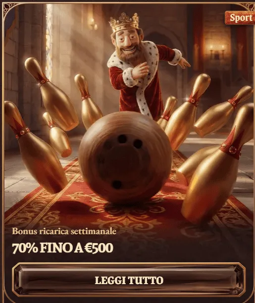 Bonus ricarica settimanale 70 percento fino a 500 euro